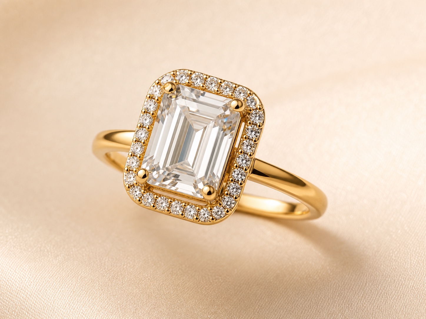 Emerald-Cut Solitaire Ring